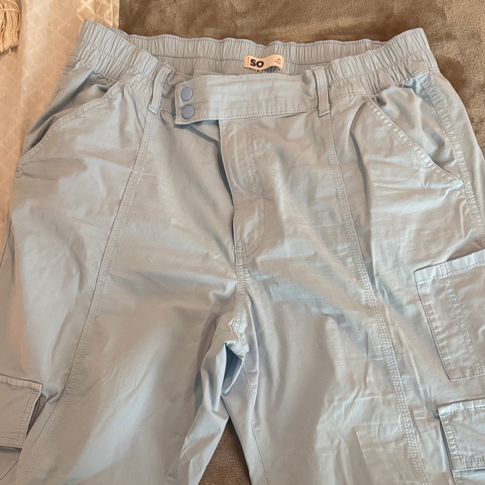 SO Light Blue Cargo Pants